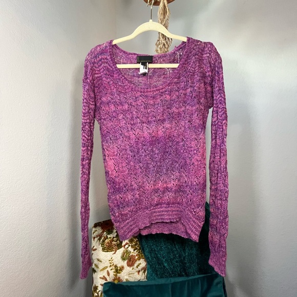 Knit Purple Sweater - Picture 5 of 10